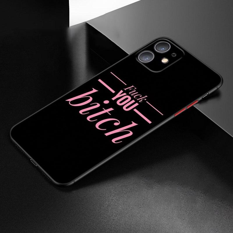 

Чехол для телефона Boss Bitch для Apple iPhone 12 13 Mini 11 Pro Max XR X XS MAX 8 7 6S 6 Plus SE 5S 5 2020, мягкий черный чехол из ТПУ iPhone 5 5S SE
