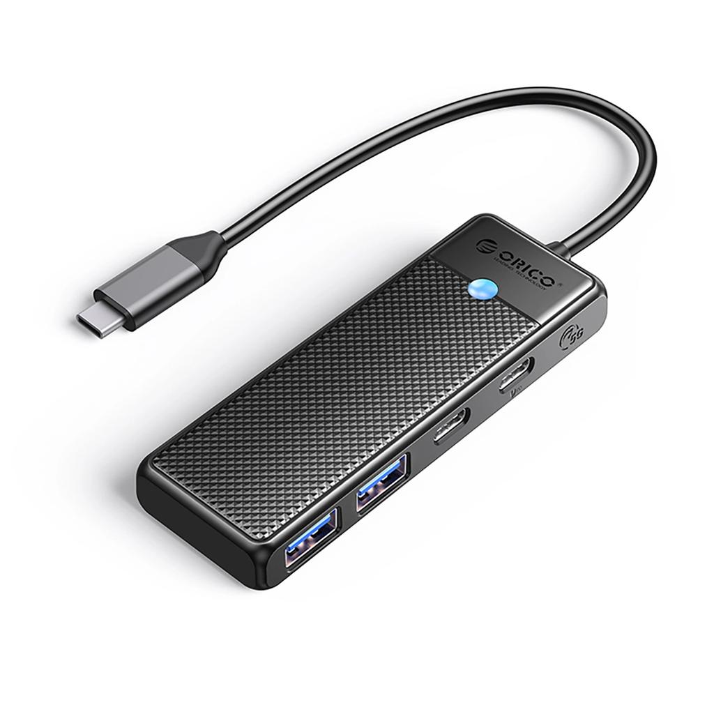 Hub Usb-C Orico Papw2Ac-C3 Stacja Dokująca 2X Usb-A 3.0 + 2X Usb-C 3.0 - Czarny