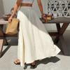 Cross-border Amazon European, American and foreign trade summer vacation casual skirt high waist big swing thin versatile beach dress