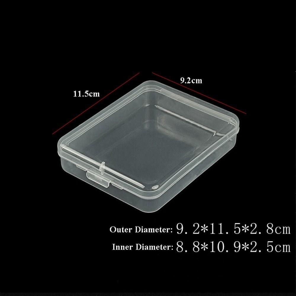 Square Jewelry Beads Container Plastic Sundries Organizer Small Items Case  Packing Boxes