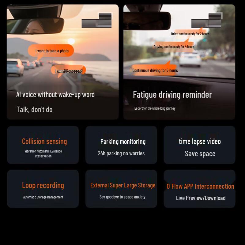 360 K380 2K AI Voice Dash Cam (CN version)