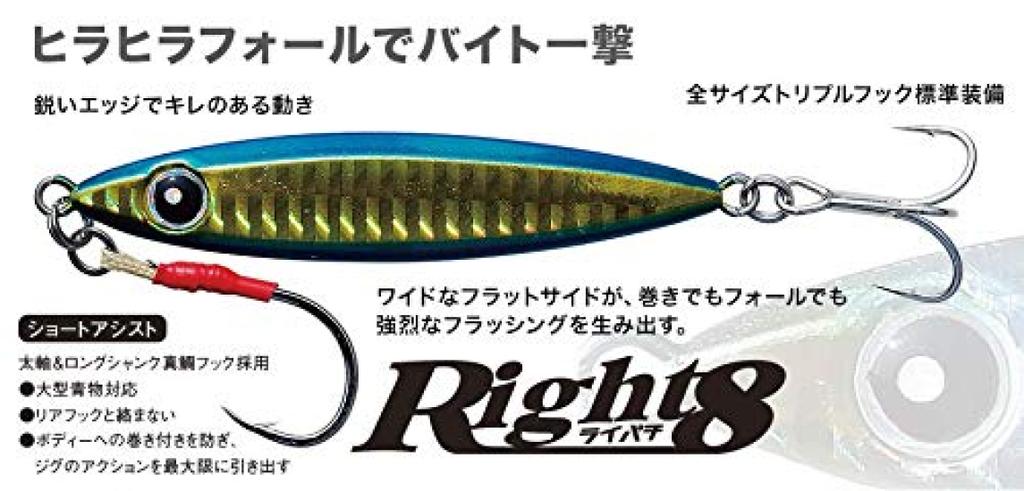 BuddyWorks Metal W Akakin Jig, Raihachi, 40g, WRG,