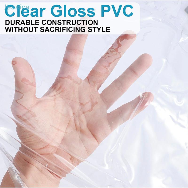 PVC Transparent Waterproof Chair Cover Dining Chair Protective Cover Anti Scratch