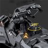 1/24 Classic Movie Car 2008 Batmobile Alloy Bat Sports Car Model Metal Racing Combat Vehicles Model Sound and Light Kid Toy Gift