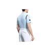 FILA Striped Golf Elite Short Sleeve Polo Shirt Men tops Navy-Blue A11M335108F-LB