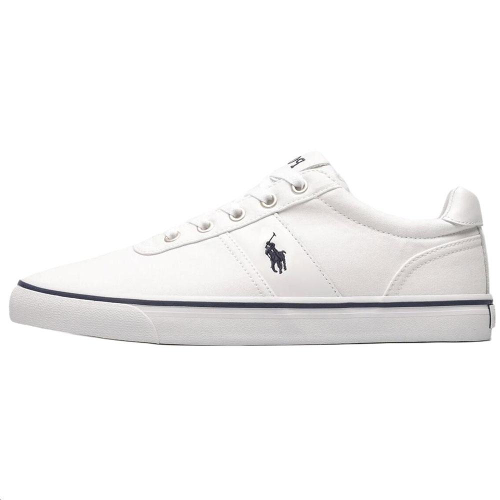 Polo Ralph Lauren Hanford Leather Low Top Sneakers Men Sneakers White 816845093001
