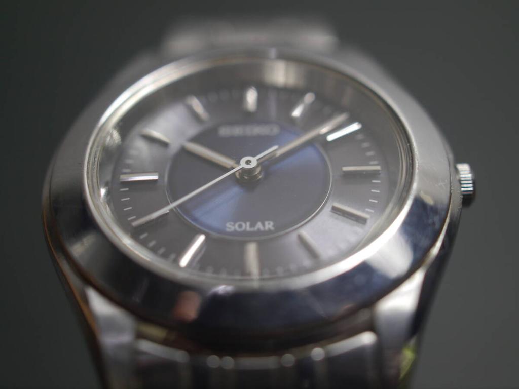 SEIKO Solar Watch with Made In Working Condition 3-Hand Strap, V181-0A20, Women's, Japan, (ae134)