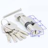 Door Cylinder 55 60 65 70 75 80 85 90mm Security Copper Lock Cylinder  Interior Bedroom Living Handle Brass Key Locking 5 Keys