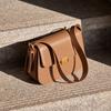 Mrs. Qiao Bag 2025 New Summer Single Shoulder Bag Underarm Crossbody Tofu Bag High-End Niche Genuine Leather Women's Bag