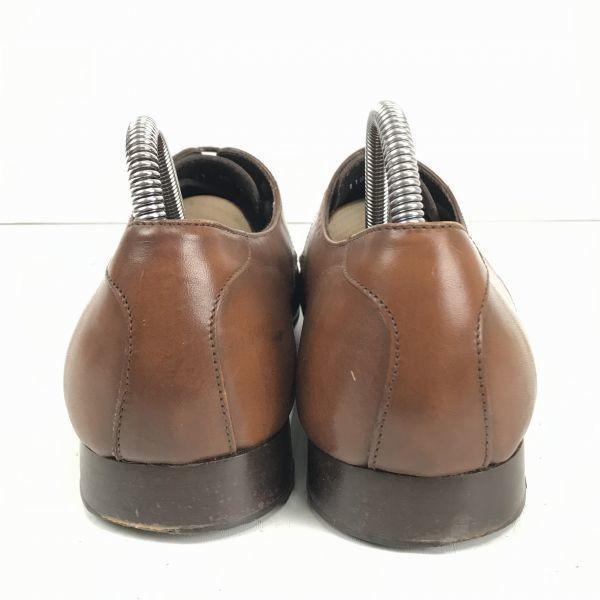 LAVORAZIONE ARTIGIANA Genuine Leather Swirl Moc Shoes [41 / 25.526.0 / Brown] Business(USED)