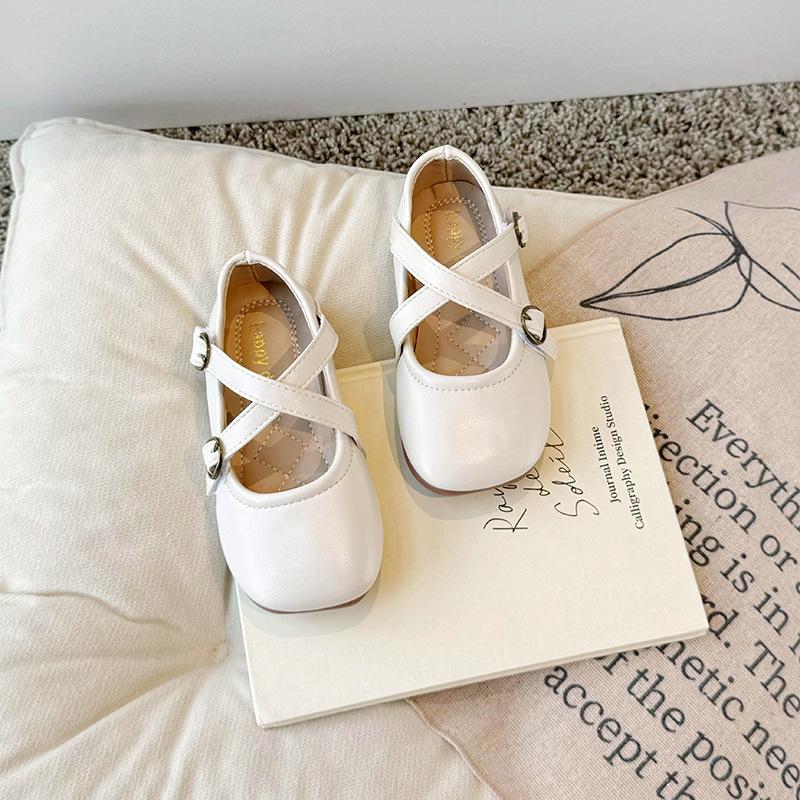 Children Shoe Elegant Party Dresses for Girls Soft Soled Leather Shoes Fashion Versatile Antiskid Daily Shoes Zapatos Para Niños