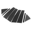 8PCS A Pillar Cover Carbon Fiber B Pillar Sticker Universal Left Right Hand Drive Replacement For Kia Stinger 2018 to