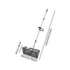 Sand Fleas Rake Sifting Multifunctional Easy Cleanup Premium Telescopic Handle Beach Sifter Deep Shovel Chicken Poop Scooper