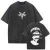 Rock Band Falling In Reverse Washed Vintage T Shirt Men Women Casual Oversized Tshirt Male High Quality Cotton T-shirts