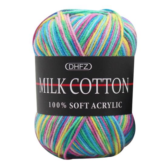 3 нити Цветной Хлопок Крючок Вязание Детская Одежда Свитер для Куклы Шерстяной 18