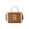 MLB Faux Sherpa Tote Bag, Shopping Bag, Handbag Regular Unisex Camel 3AORS1036-43CAS