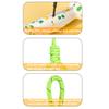 Interactive Pets Chew Toy Dumbbell Dog Toy Wear-resistant Rope Ball with Reflective Strips Dental Care Dog Toy