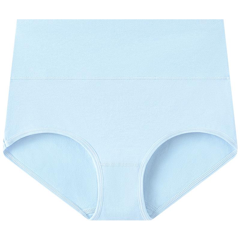 Pure Cotton Women Panties P lus Size Briefs High Waist Underwear Ladies Comfy Underpants