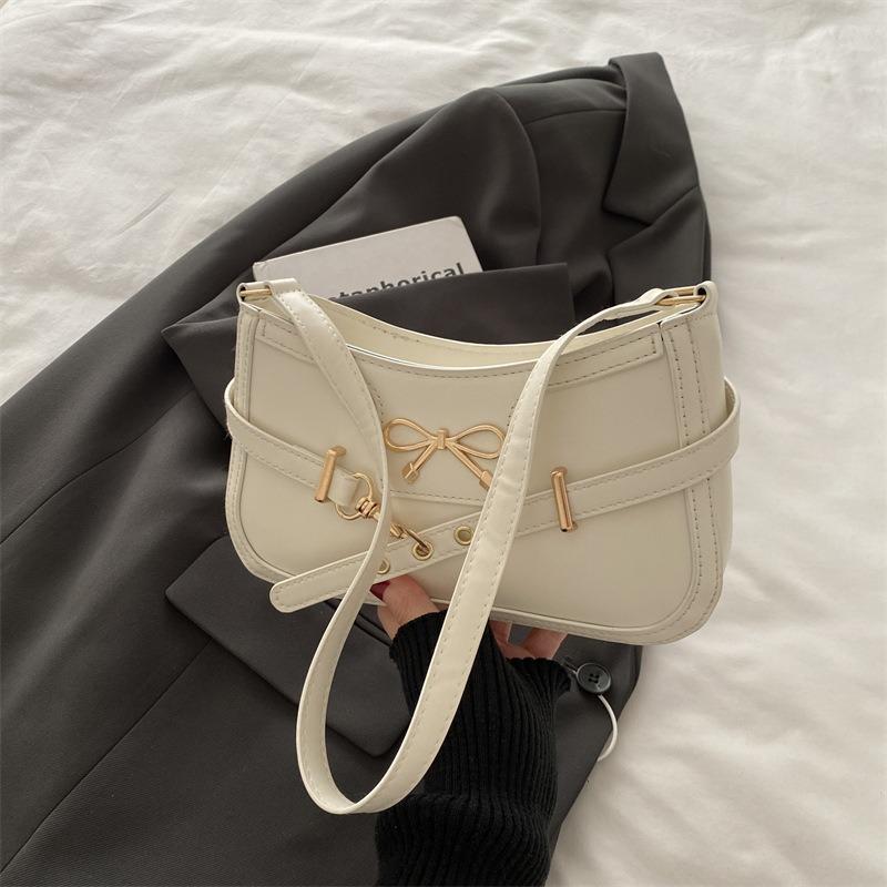 Fashion bag women's new high-value versatile armpit bag fresh and casual shoulder small square bag women's bag
