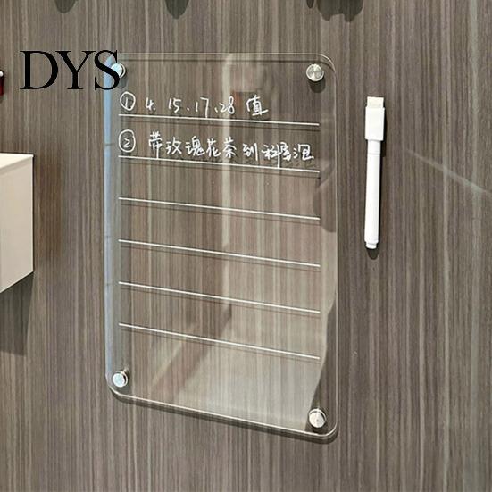 Magnetic Reminder Board Refrigerator Calendar Fridge Transparent Reusable Acrylic Family Planner Erase Household Organizer Whiteboard Multi-functional