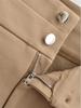 Vintage High-Waisted Slimming Two-Button Shorts for Women - Flattering, Versatile, Elastic Fit