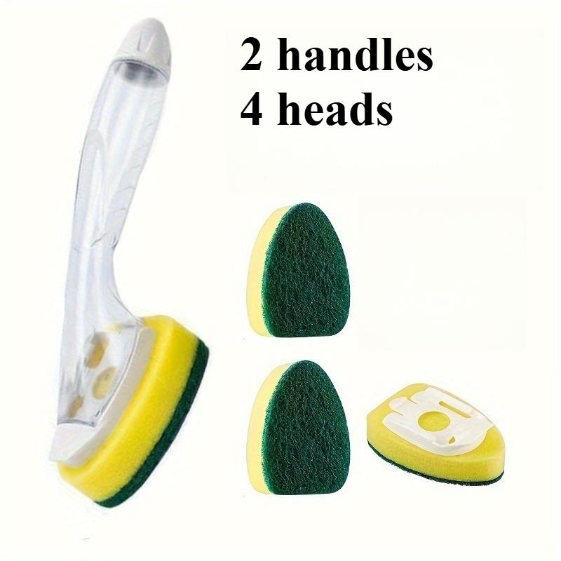 Heavy-Duty Kitchen Cleaning Set - Sponges and Brushes for Efficient Grime Removal and Sparkling Clean Sinks - Essential Tools