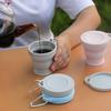 Silicone Foldable Cup Telescopic Cute Water Bottle Mini Retractable Cup Travel Children Cups Portable Teacups Drink Water Cup
