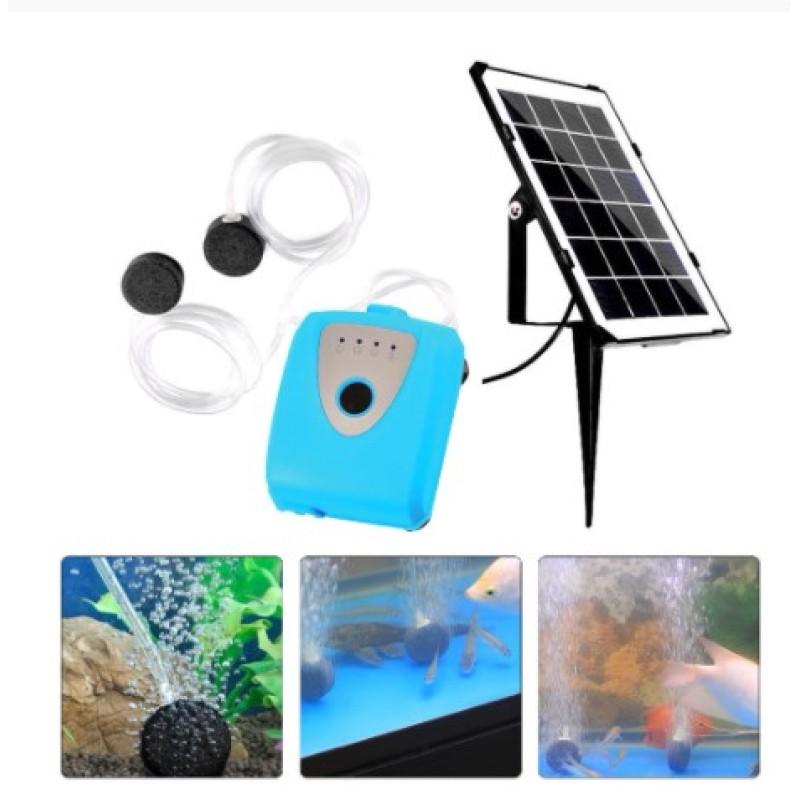 Solar Oxygen  Generator Water Oxygen Pump Aerator For Pond Aquarium Fish Tank
