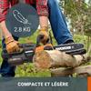 Tronçonneuse - worx - 20v powershare - sans fil - 25 cm - légère et compacte