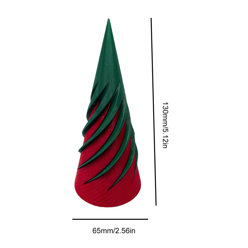 2025 Impossible Pyramid Passthrough Sculpture 3D Printed Helix Screw Fidget Toy Spiral Cone Decompression Decorative Ornaments