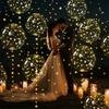 10pcs/set of LED transparent luminous balloons (excluding internal power) for anniversary, wedding, birthday, party decoration