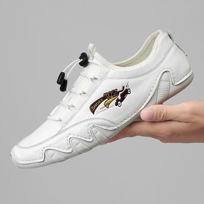 Plus Size Spring New Versatile Shoes Sports Outdoor Men's Casual Shoes Leather Shoes