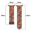 Camouflage Band for Samsung Galaxy Watch Ultra 47mm Silicone Magnetic Bracelet for Galaxy Watch 7 Ultra Replacement Watchband