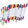 48Pcs Permanent Markers Watercolor Assorted Colors Fine Point Dual Tip Painting Tools