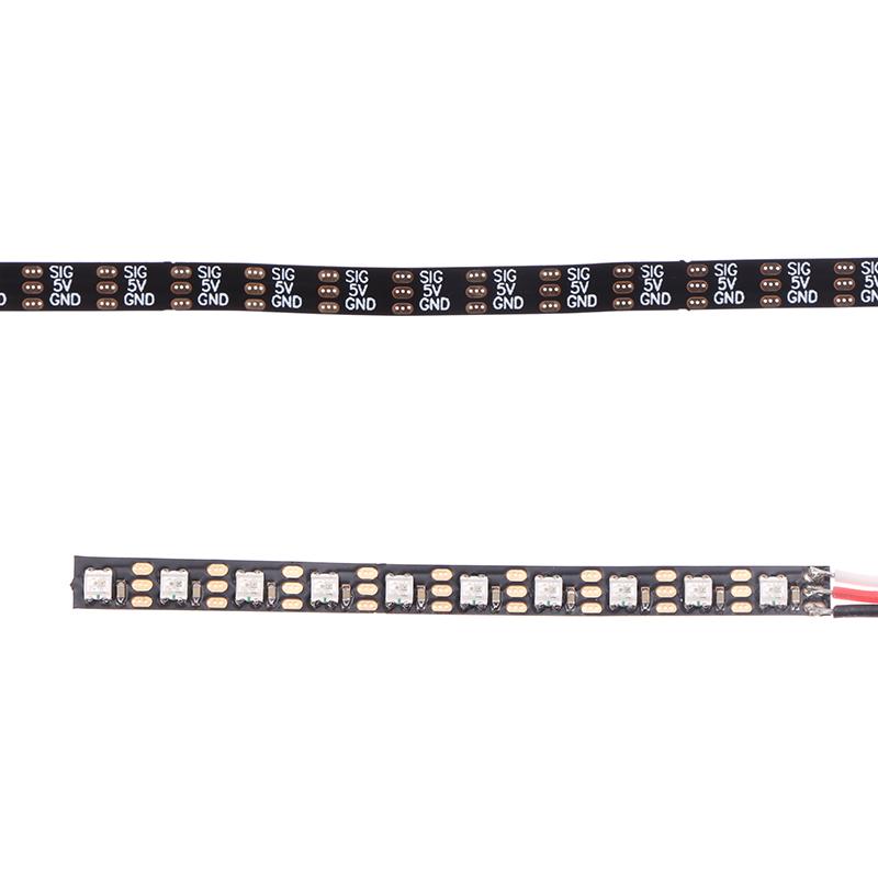 Ws2812 Chip 3.5Mm Width 5V Flexible Strip Board Built-In 10 / 20Pcs Rgb Led Ic 50 / 100Mm Length For Rc Fpv Racing Drones