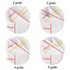 Split Cup Paint Pouring,Reusable Fluid Art Split Cup Silicone Split Pouring Cup with Dividers for Pigment Color Mixing Toning