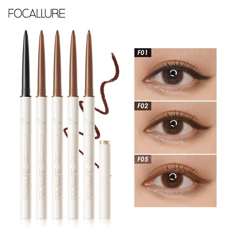FOCALLURE Non-smudge Eyeliner Easy To Apply Makeup Smooth and Long-lasting Waterproof Ultra-fine Eyeliner