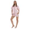 Keanu Womens/Ladies Satin Short-Sleeved Short Pyjama Set