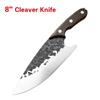Handmade Slicing Knife Cleaver Meat Chopping Vegetables Kitchen Knives Butcher Boning Knife High Steel Blade Chef Cooking Knife