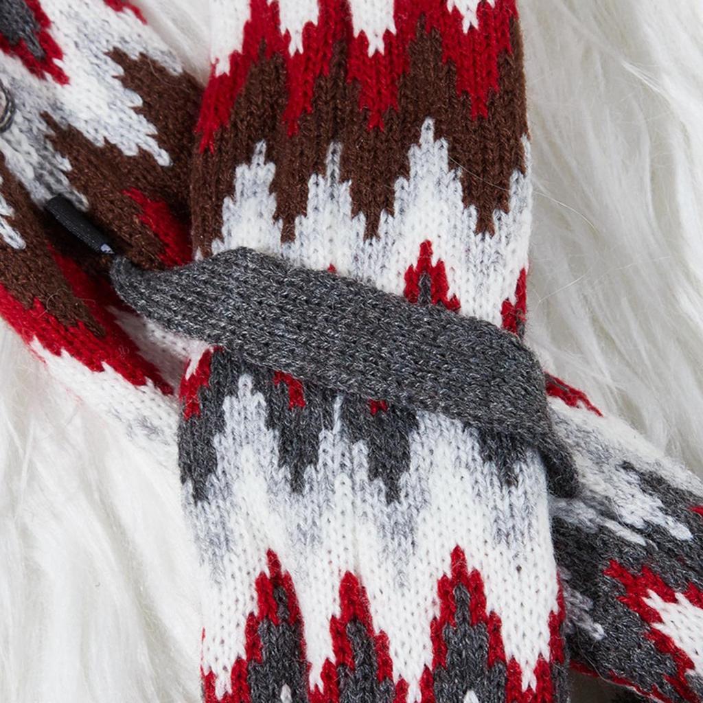 Christmas Dog Cat Santa Scarf Xmas Pet Knitted Winter Neck Warmer Costume for Puppy
