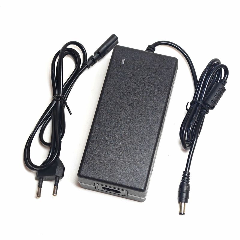 36V Smart Lithium Battery Charger DC42V 2A 5.5x2.1mm For 10 Series 36V 8AH 9AH 10AH 12AH 20AH With Led Indicator EU US Plug