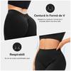 Colanti Sport Push Up for Women Booty Scrunch High Waist Seamless Black - Gym Yoga Training
