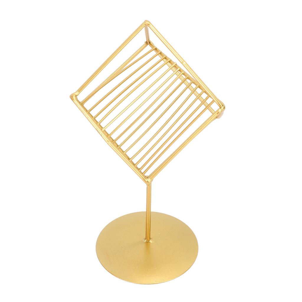 Gold Geometric Table Decor Creative 3D Iron Geometric Sculpture Compact Art Ornament Decor for