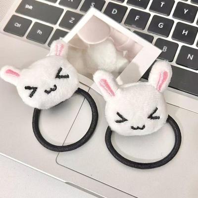 1/2 Pezzi Coniglietto Peluche Carino Elastico per Capelli Fascia per Capelli Per Ragazze Lolita Studenti Corda per Coda di Cavallo Accessori per Capelli Gioielli