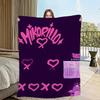 Singer Young Miko Atts Blanket Skin friendly comfort warm soft plush blanket suitable sofa living room office bedroom