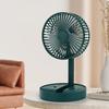 Ventilator de Mână Pliabil Portabil Reglabil Rotație 360 de Grade Pale Flexibile Zgomot Redus Multi-Viteză Ventilator de Birou cu Suport pentru Telefon