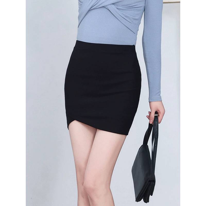 Spring Summer High Waist Bodycon Skirt With Side Slit For Office And Casual Wear