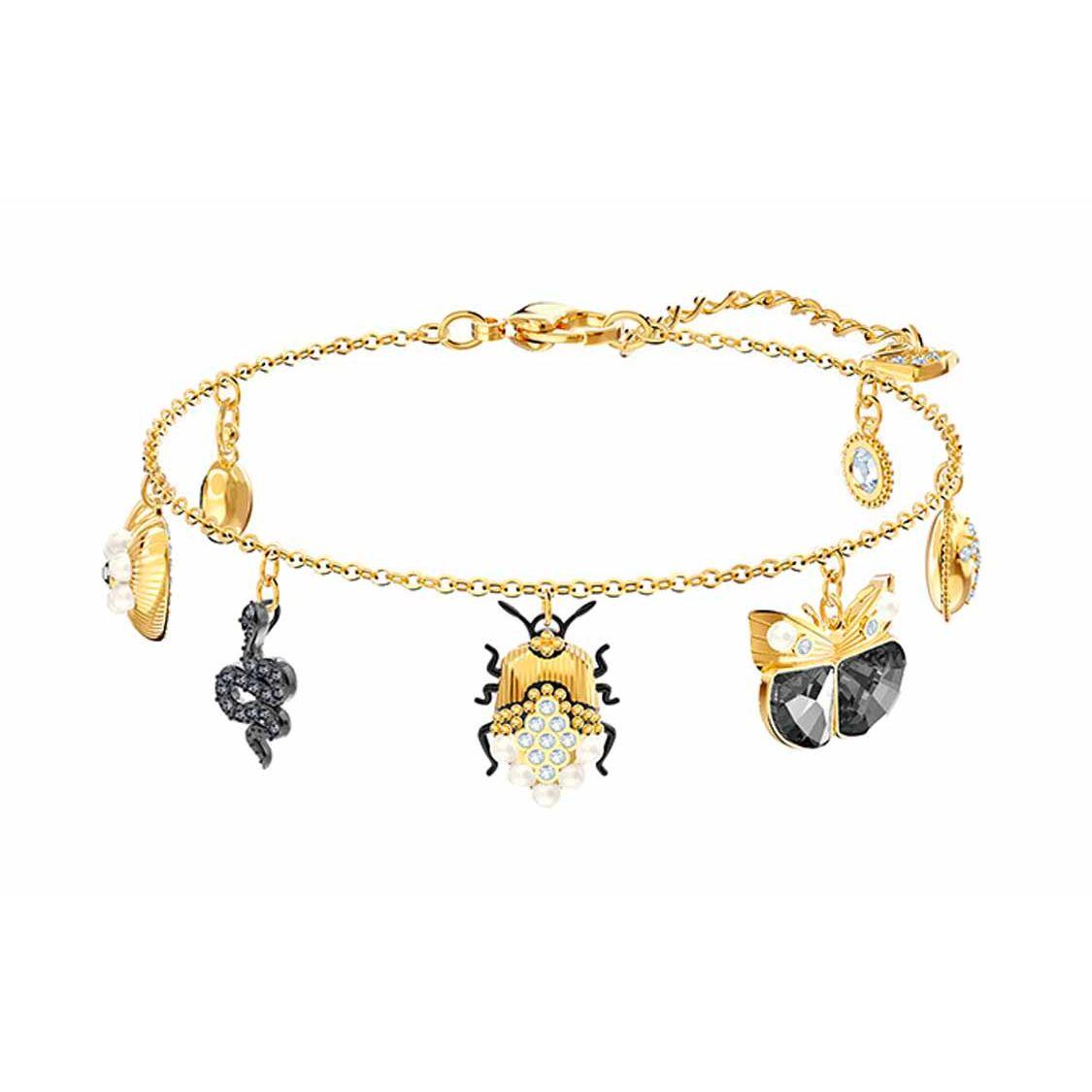 Swarovski Magnetic Insect Tassel Metal Bracelet Women bracelet 5416774 Box