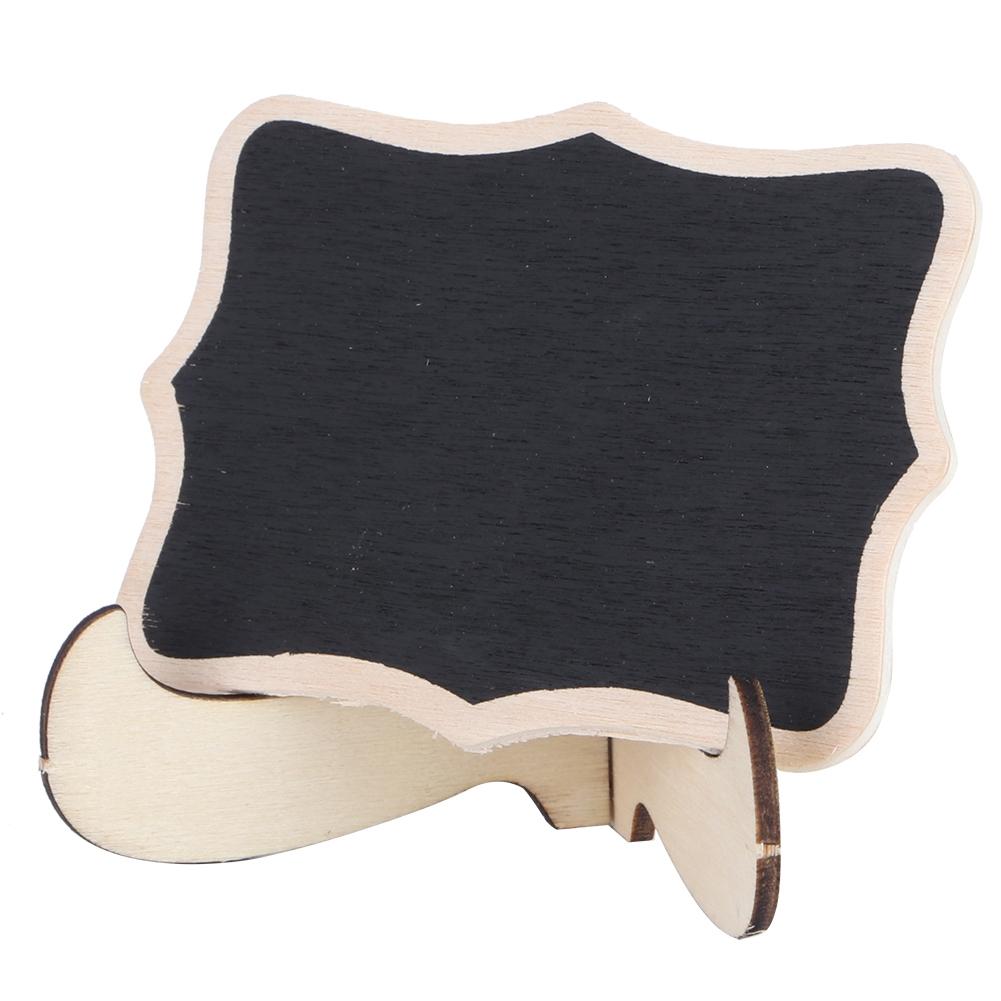 10pcs Mini Chalkboards Wooden Signs Blackboards Message Board for Wedding Party Decoration