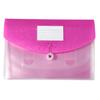 Expandable File Folder Document with Label Slot, Layered Design Waterproof PP Student Holder Envelope, Secure Rope Closure Organizer for Office